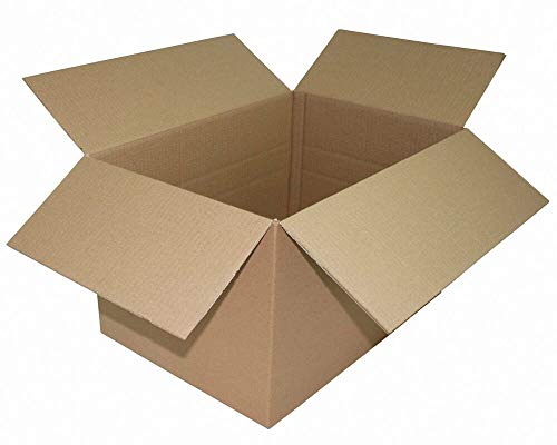 Preisvergleich Produktbild Faltkarton 500x350x300mm 1wellig DICKWELLE, 25 Stück