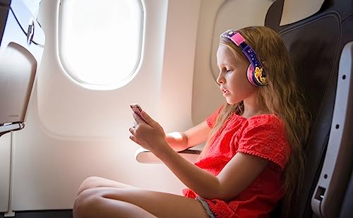 eKids Disney Encanto Kids Bluetooth Headphones, Wireless Headphones with Microphone Includes Aux Cord, Volume Reduced Kids Foldable Earphones