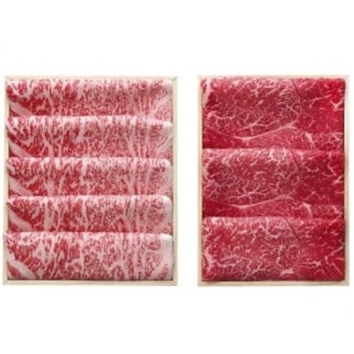 柿安本店 柿安 黒毛和牛食べくらべセット(定期便) 1回目(黒毛和牛すき焼肉 モモ350g 解凍品) 2回目(黒毛和牛すき焼肉 ロース500g 解凍品)