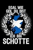 Schottland: Schotten sind cooler!: Notizbuch / Notizheft für Schotte Trikot Scotland A5 (6x9in) liniert mit Linien