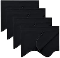 Vista 28 de NICETOWN Cortinas de cenefa para ventanas, tratamiento de ventana de granja rústica, cenefas opacas cortas para decoración de ducha/sótano/Acción