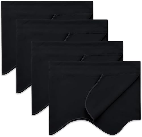 Miniatura 28 de NICETOWN Cortinas de cenefa para ventanas, tratamiento de ventana de granja rústica, cenefas opacas cortas para decoración de ducha/sótano/Acción