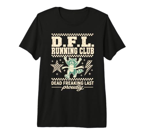 DFL Running Club Dead Freaking Last Runner Premium Tri-Blend T-Shirt