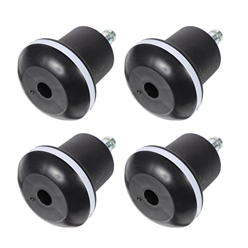 Operitacx Heavy Duty Casters 4Pcs Bell Glides Replacement Office Chair Swivel Caster Wheels To Fixed Stationary Castor With Separate Self Adhesive Felt Pad Stopper Fixed Stationary Castors #TOP28