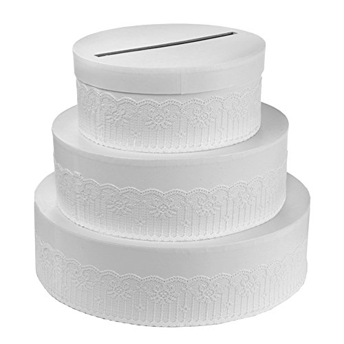 SANTEX 5546-1, Tirelire Gâteau blanche