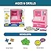Learning Resources Teaching ATM Bank, Pink, 32 Pieces