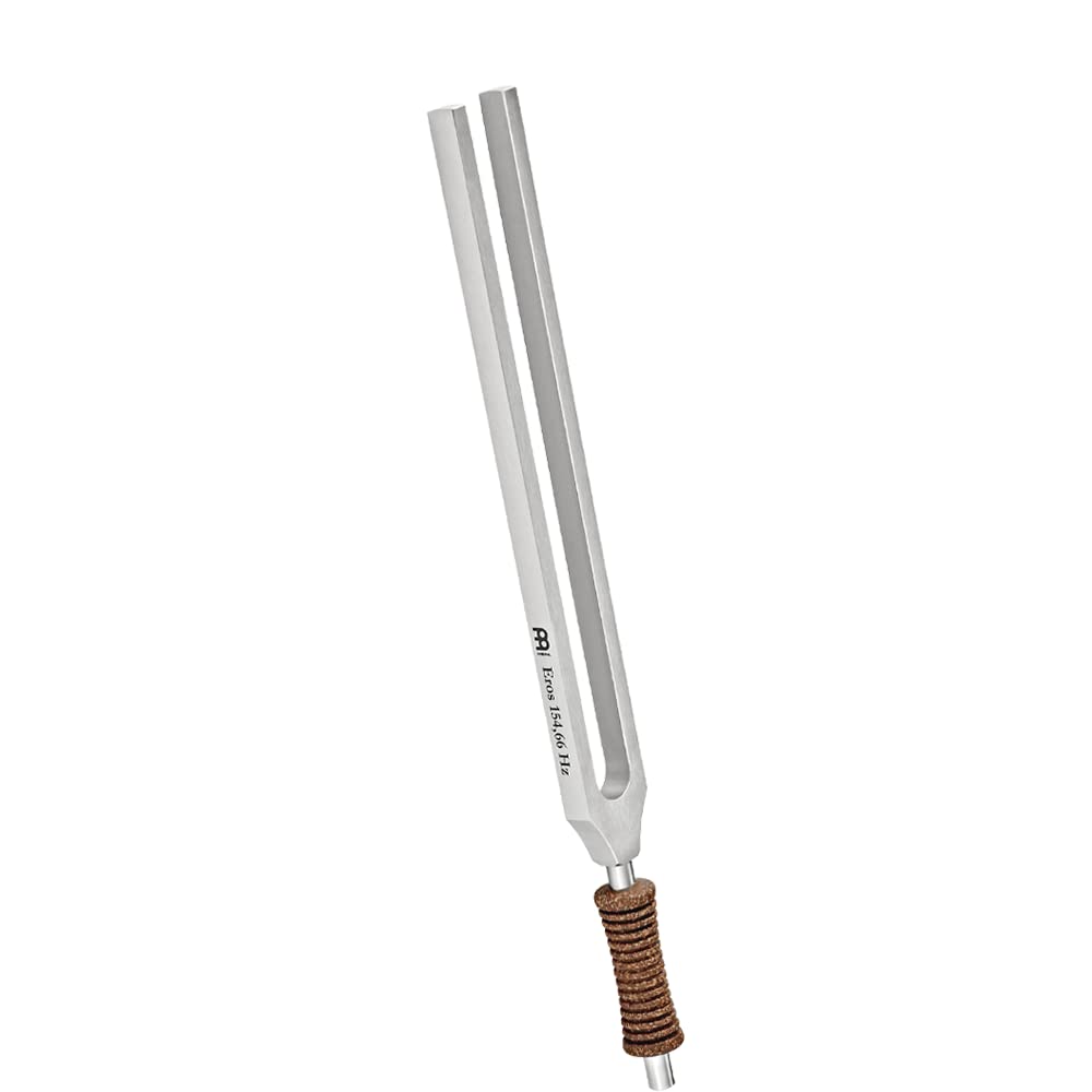 Sonic Energy Planeten Therapie Stimmgabel, Eros (TTF-ER) | 154,66 Hz, Ton Cis3, 23,1 cm lang, 121 g, in Deutschland gefertigt, inkl. Hülle, vernickelter Stahl, Korkgriff