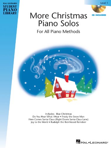 More Christmas Piano Solos - Level 1. Includes Cd: Hal Leonard Student Piano Library