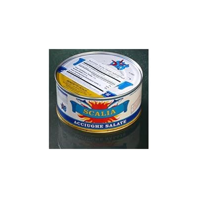 Italian Anchovies in Sea Salt by Scalia 29.9 ounce
