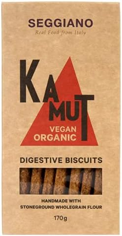 Seggiano Organic Kamut Digestive Biscuits, 170g, Pack of 1