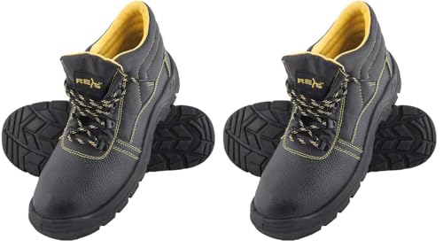 Chaussures de sécurité REIS BRYES-T-S1_43 taille 43 noir jaune pour protection chantier