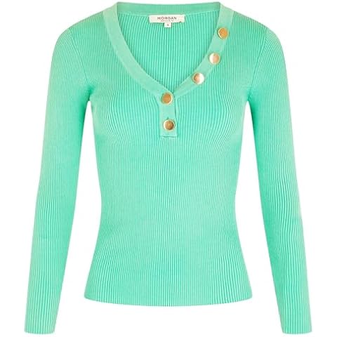 Pull Morgan Menthe Femme Cover