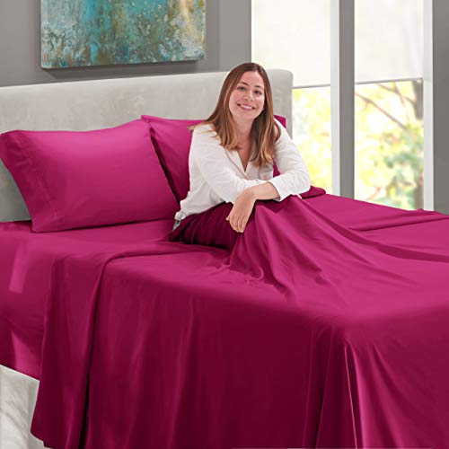 image for Nestl Bedding Extra Deep Pocket Fitted Sheet - Set of 3 Extra Deep Poc