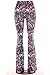 Herose Female 2022 Spring Classy Classic Paisley Pattern Flared Trousers Pants L