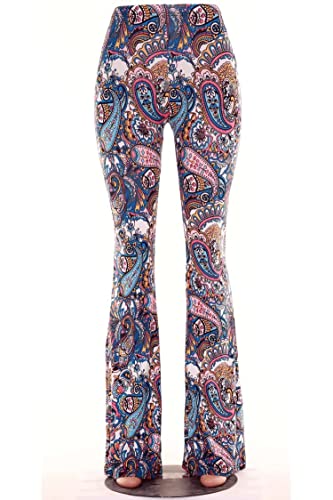 Herose Tall Ladies Soft Flared Leggings Pants Floor Length S-2XL