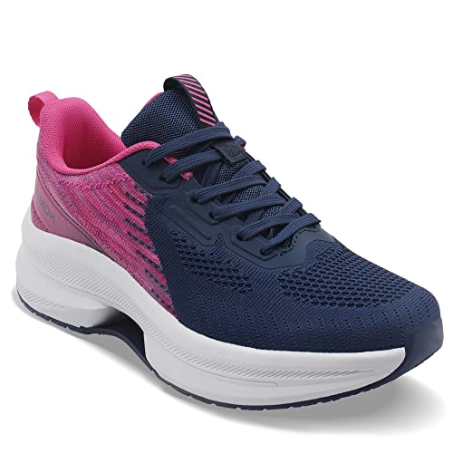 QUINMOK Womens Walking Shoes Non-Slip Tennis Sneakers Mesh Athletic Running Shoes3
