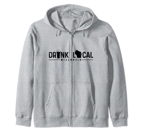 Bebida Local Wisconsin Cerveza Artesanal Brewmaster Sudadera con Capucha