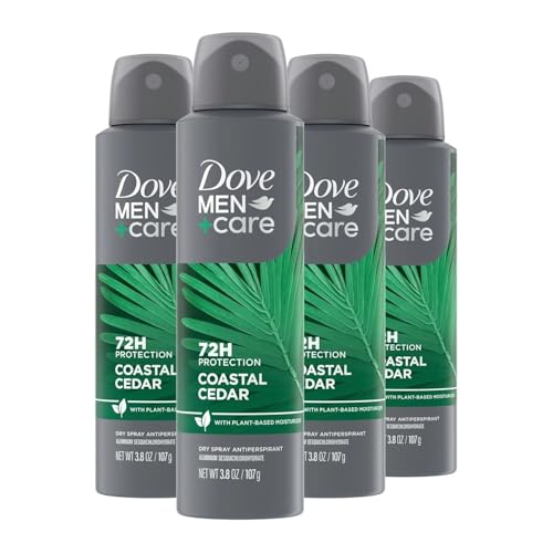 Dove Men+Care Dry Spray Antiperspirant 3.8 oz 4 unidades miniatura 1