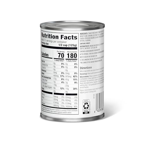 Amazon Fresh, Condensed Tomato Soup, 10.75 Oz (Previously Happy Belly, Packaging May Vary)
