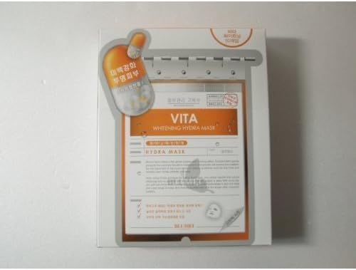 Korean Cosmetics_Blumei Vita Whitening Hydra Mask_27g x 10pcs