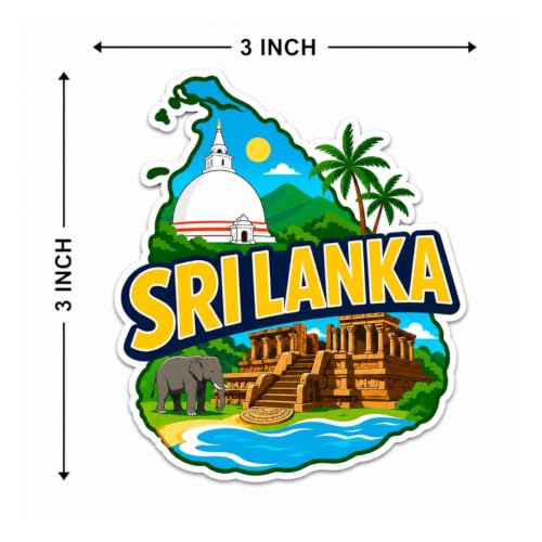 Image of Premium Fridge Magnet Sticker for Refrigerator Door | Decorative Kitchen Magnet | Strong Magnetic Sticker for Home, Office & Whiteboard, SRI Lanka