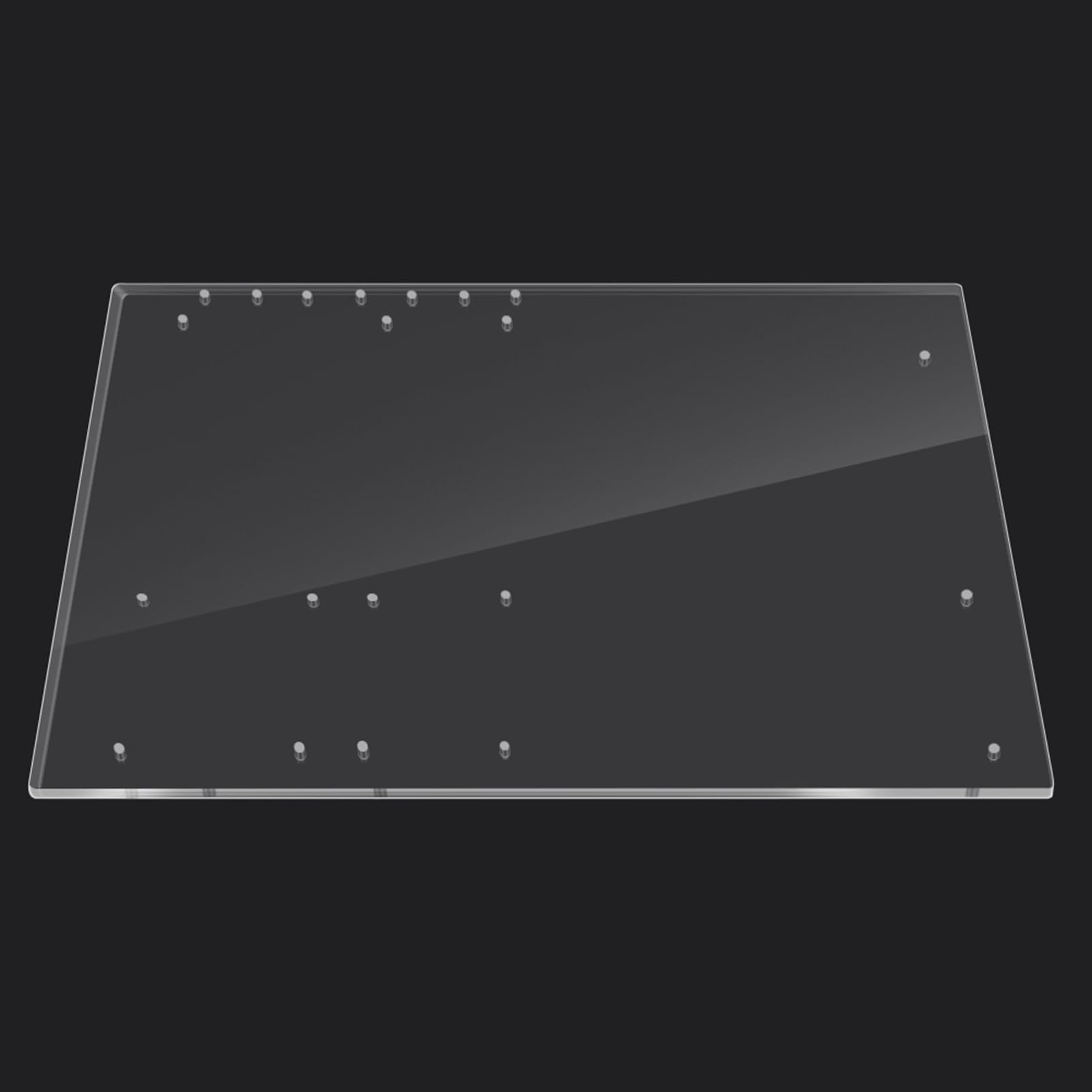 Banco di Prova per PC Case Fai da Te, Banco di Prova per PC con Telaio Aperto Telaio Aperto Custodia per Computer con Overlock Acrilico Trasparente Supporto per Base Fai-da-te per ATX Mothboard
