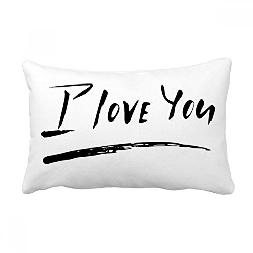 Coussin lombaire multicolore style écriture manuscrite pour canapé