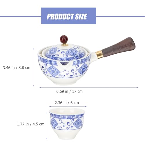 Juego de té de cerámica de diseño chino para relajarse en casa 3