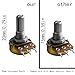 10PCS WH148 B10K Linear Potentiometers 10K Ohm Variable Resistors 20mm Shaft 3 Pin Single Joint for Voltage Signal Adjustment Industrial Control Teaching Arduino Projects