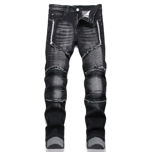 Fashion Slim Jeans Men Stretch Denim Pants