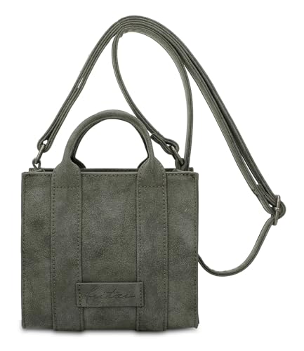 Sac Fritzi Square Mini de soirée : l'élégance cross femme en anthracite pour vos sorties