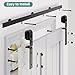 WINSOON Bifold Barn Door Hardware: 3FT/36 Smooth Quietly Bi-fold Sliding Door Hardware for 32