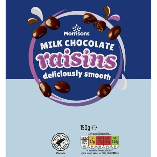 Morrisons Chocolate Coated Raisins 150g