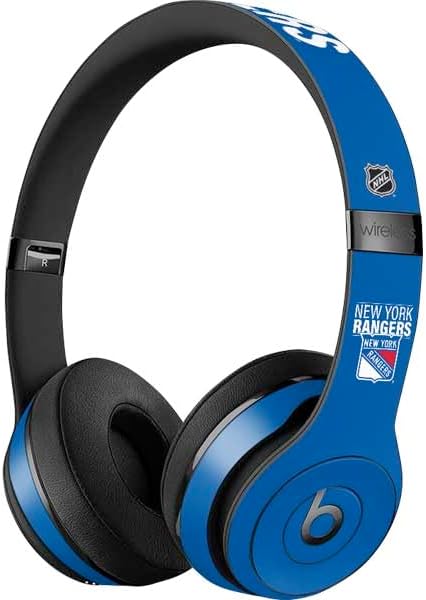 Skinit Decal Audio Skin Compatible with Beats Solo 3 Wireless - Officially Licensed NHL New York Rangers Lineup Design