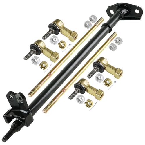 Caltric Steering Stem Shaft with Tie Rod End Kit Compatible with Honda TRX400EX Sportrax 400 1999-2008