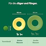 Earth Rated Fliegende Ring, EIN interaktives Frisbee für ausgewachsene Hunde und Welpen, versinkt im Wasser Nicht, klein, gelb