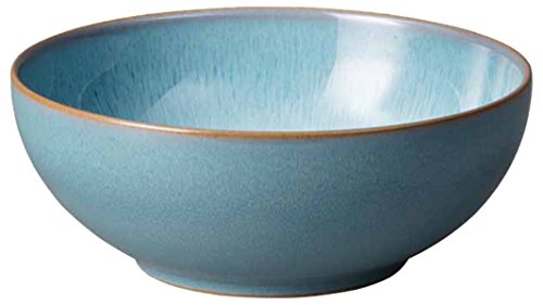 Image of Denby Azure Coupe Cereal Bowl, Ceramic, Blue, 17 x 17 x 6.5 cm