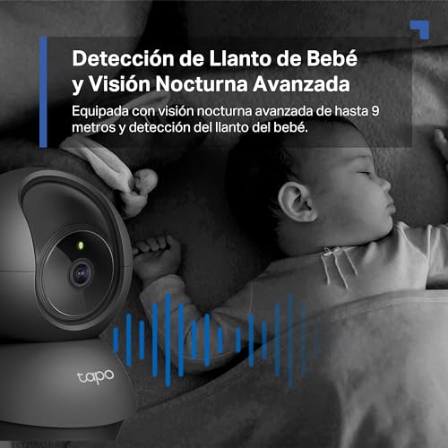 Miniatura 7 de Tapo C211-2k Pan Tilt Cámara De Seguridad Interior Para Monitor De Bebé-Cámara De Mascotas-Detección De Movimiento Y Seguimiento-Funciona Con Alexa Y Google,Admite Tarjeta Sd Hasta 512 Gb
