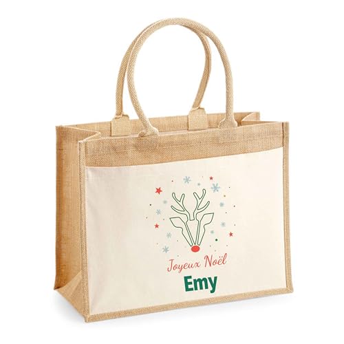 Sac Shopping Joyeux Noël Emy pour Vos Courses Festives