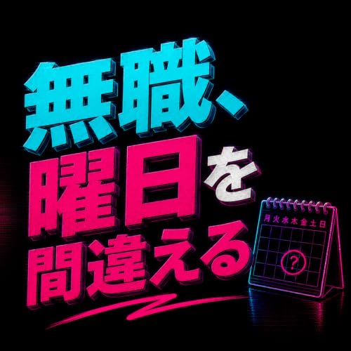 無職、曜日を間違える