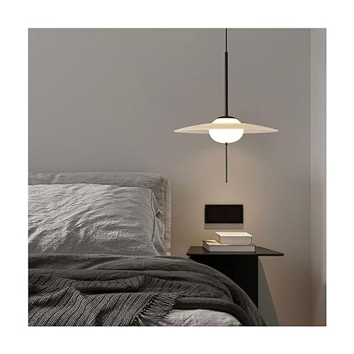 Grand plafond LED suspendu style milieu du siècle pour salon élégant