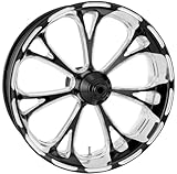 Performance Machine Virtue Platinum Cut 21x3.5 Front Wheel (Dual Disc), Color: Black, Position: Front, Rim Size: 21 12027106VIRJBMP