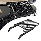 JFG RACING Dirt Bike Rack Luggage,CNC Motorcycle Top Rack Cargo CNC for DRZ400 DRZ400S DRZ400SM KLX400 KLX400S All Years-Black