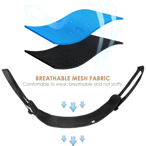 MHwan Tragehilfe Hund, Hundefreundliches blaues Design mit Verstellbarer tragegurt Hund, die behinderten und älteren Hunden beim Spazierengehen sicheren Halt bietet, treppenhilfe für Hunde (L)