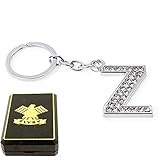 z schlusselanhanger ✔ PERFEKTES SYMBOL: Der Schlüsselanhänger ist nicht nur ein permanenter Begleiter, sondern auch ein sehr praktisches Symbol: Der Anhänger eignet sich nicht nur für den Haus-, Autoschlüssel, sondern kann auch z. B. als Anhänger an der Handtasche getragen werden. Mit einem 3 cm Schlüsselring bietet der Schlüsselanhänger auch noch einer großen Zahl von weiteren Schlüsseln Platz