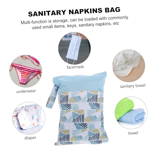 Bolsa de almacenamiento multipropósito impermeable azul miniatura 4