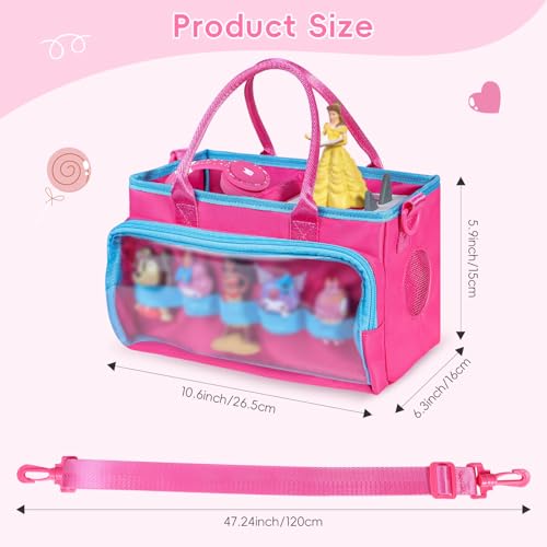 Carrying Case Compatible with Toniebox Starter Set,Carrying Bag for Tonie Figures,Headphones and Charging Station,Portable Storage Travel Bag with Shoulder Strap and Handle(Red) by Ottkids - Used condition - Image 2
