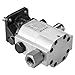VEVOR Hydraulic Log Splitter Pump, 11GPM, 2 Stage 3000PSI, 1'' Inlet 1/2'' NPT Outlet 3600 RPM Aluminum Hydraulic Gear Pump, for Small Engine Mounting Log Splitters Snowplow