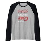 22COKE00020A-001 Coca-Cola Enjoy Coke Americana Mirrored Logo Camiseta Manga Raglan