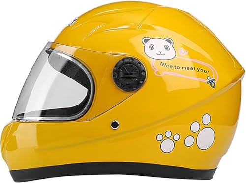 Casco Integral Para Niños Para Moto, Casco Homologado ECE Para Patinete Eléctrico Infantil, Quad, Bicicleta O Scooter (Para Niños De 3 A 12 Años). C,50-55cm